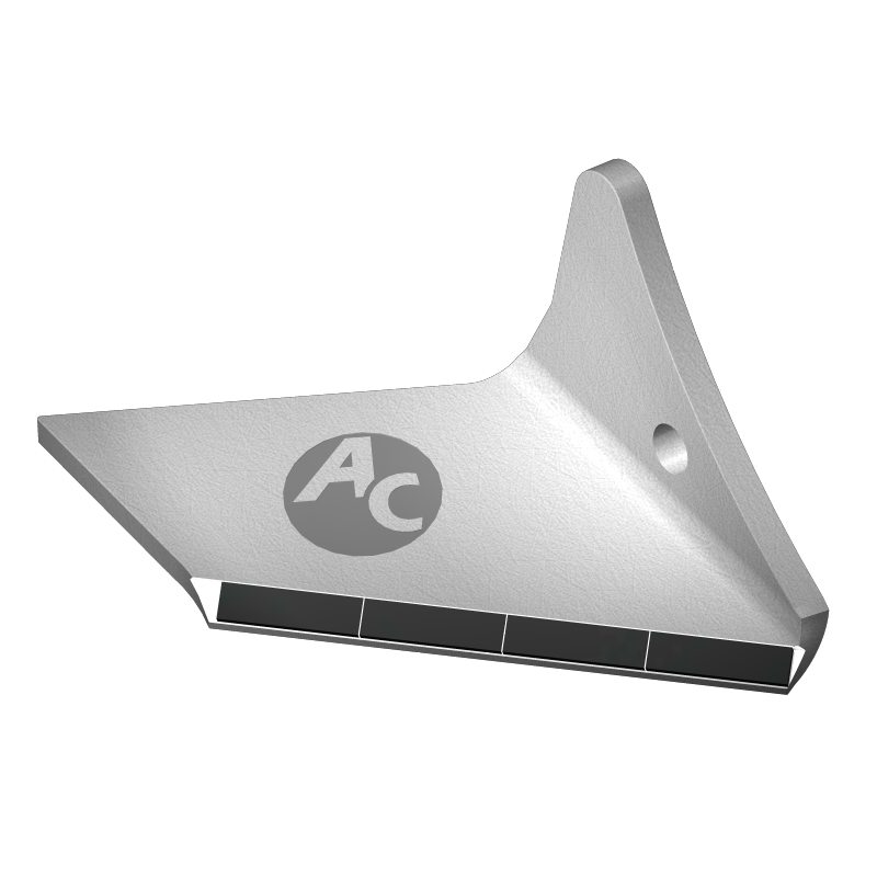 Křídlo Pöttinger s karbidovým plátkem ADP 0240D (pravé) Agricarb