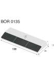 Návarový segment BOR 0135 (40x135x12 mm) Agricarb