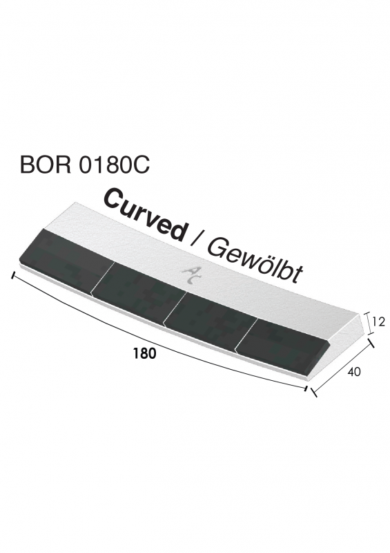 Návarový segment BOR 0180C (40x180x12 mm) Agricarb