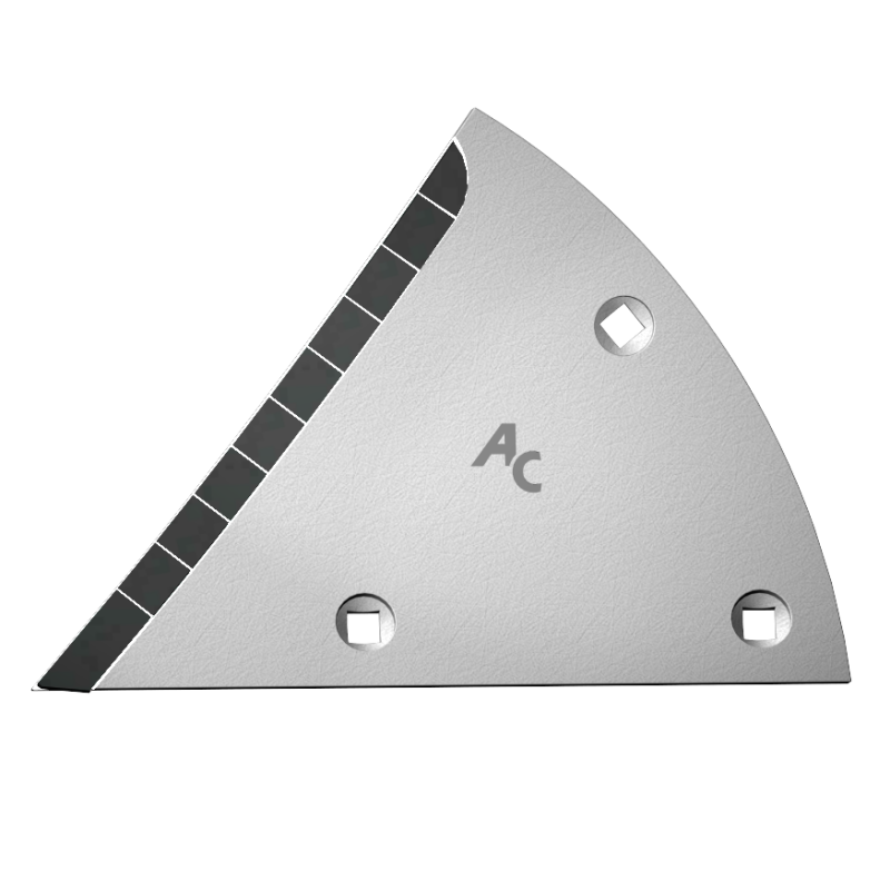 Výměnný díl (trojúhelník) Lemken s karbidovým plátkem ETL 3454G (levý) Agricarb